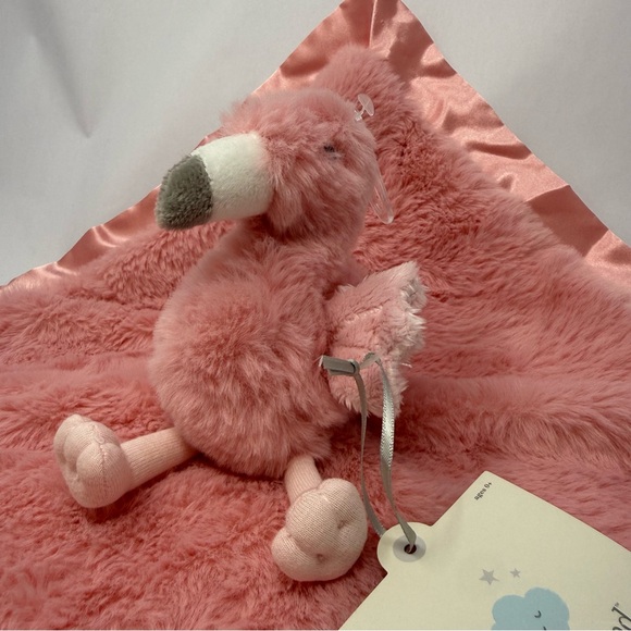 Cloud Island Flamingo Small Security Blanket NWT 14in x 14in - Picture 4 of 9